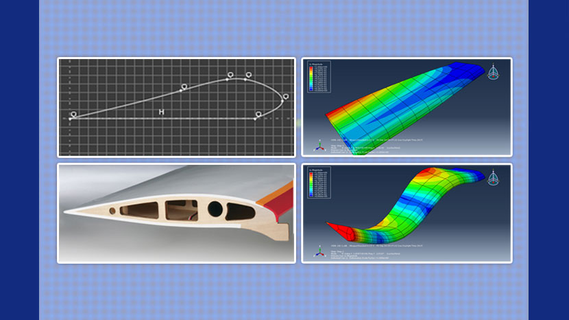 تحلیل پلاستیک بال هواپیما در نرم افزار آباکوس