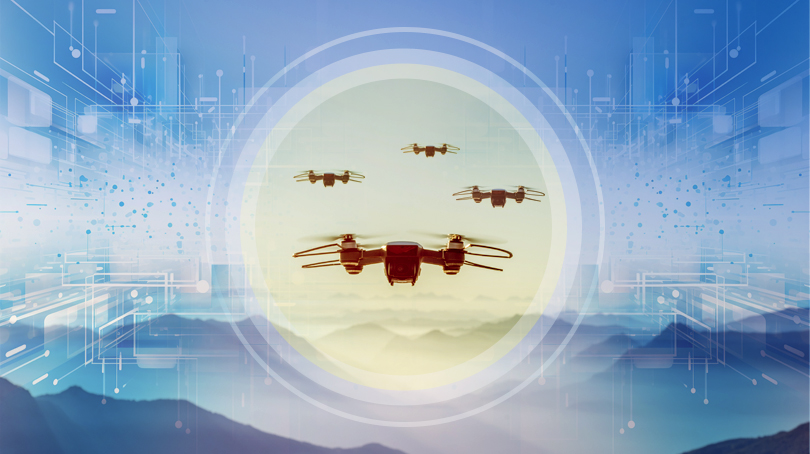 دوره‌ی صفر تا صد شبیه‌سازی پرواز گروهی مولتی‌روتورها (Swarm Flight Simulation)